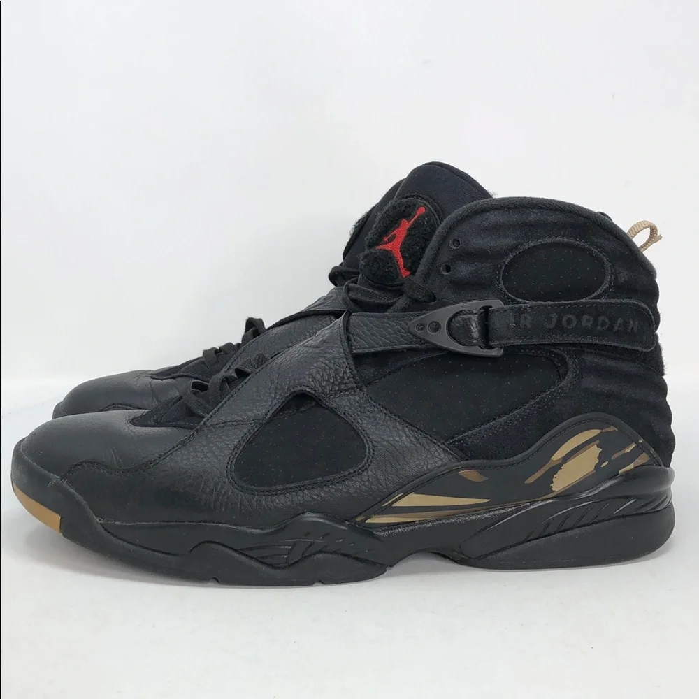 Air Jordan 8 Retro x OVO Black AA1239-045 Authentic Drake Sneakers - Size 14